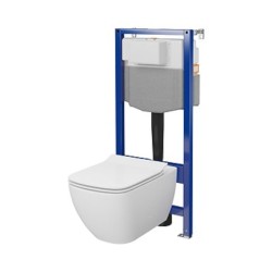 Cersanit Aqua 50  c26 stelaż wc z miską zawieszaną virgo i deską wolnoopadającą