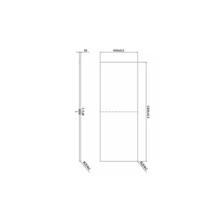 Cersanit Larga blat 120 niebieski