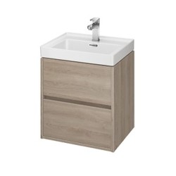 Cersanit Crea szafka 50cm + umywalka dąb