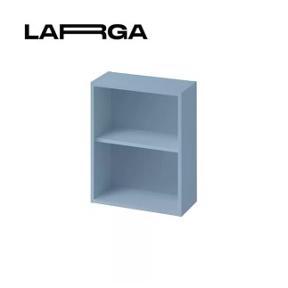 Cersanit Larga szafka boczna otwarta dolna modułowa niebieska 44,4cm