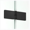 New Trendy New Renoma kabina kwadratowa prawa black 90x90x195 cm