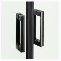 New Trendy New Renoma kabina kwadratowa prawa black 90x90x195 cm