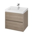 Cersanit Crea szafka 60cm + umywalka dąb