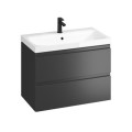 Cersanit Moduo szafka 80cm + umywalka antracyt 2