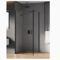 New Trendy New Renoma Black kabina prostokątna lewa 120x100x195 cm
