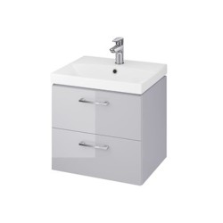 Cersanit Lara zestaw szafka 50cm + umywalka City szary