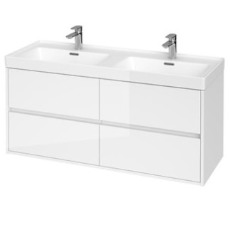 Cersanit Crea zestaw szafka 120cm + umywalka biała