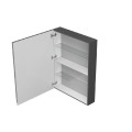 Cersanit Moduo szafka lustrzana do samodzielnego montażu antracyt 60cm