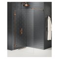 New Trendy Avexa kabina walk-in copper brushed 100x200 cm