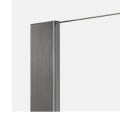 New Trendy Nesta kabina prysznicowa walk in gunmetal brushed 120*200.