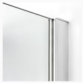 New trendy New Renoma kabina prostokątna lewa chrom 100x90x195 cm