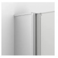 New Trendy kabina New Renoma prostokątna lewa chrom 100x80x195 cm