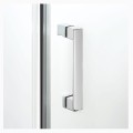 New Trendy New Renoma kabina prostokątna  prawa chrom 100x80x195 cm