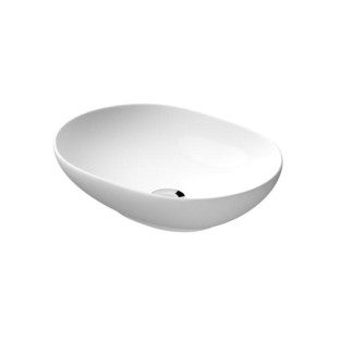 Cersanit Mito Savio umywalka nablatowa 50 cm owalna biała