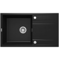 Deante Eridan zlewozmywak granitowy 1-komorowy z ociekaczem 86x50 nero.