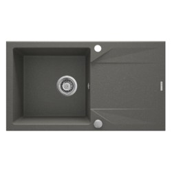 Deante Evora zlewozmywak granitowy 1-komorowy z ociekaczem 78,0x44,0x19,3 cm.