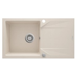 Deante Evora zlewozmywak granitowy 1-komorowy z ociekaczem 78,0x44,0x19,3 cm.