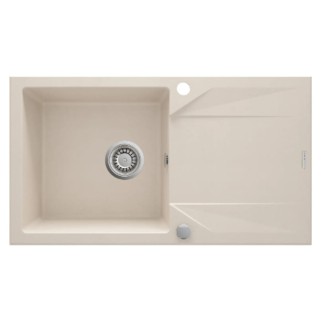 Deante Evora zlewozmywak granitowy 1-komorowy z ociekaczem 78,0x44,0x19,3 cm