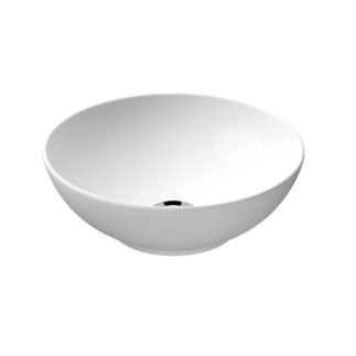 Cersanit Mito Savio umywalka nablatowa 40 cm okrągła biała
