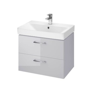 Cersanit Lara zestaw szafka 60cm + umywalka Mille szary
