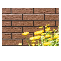 Cerrad Brąz klinkier szkliwiona płytka elewacyjna 24,5x6,5cm