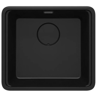 Deante Momi zlewozmywak granitowy 1-komorowy 50x45 nero