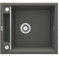 Deante Magnetic zlewozmywak granitowy magnetyczny 1-komorowy 56x50 antracyt metalik.