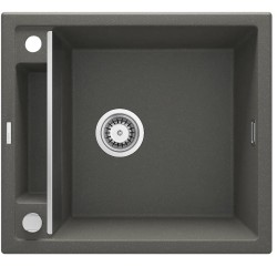 Deante Magnetic zlewozmywak granitowy magnetyczny 1-komorowy 56x50 antracyt metalik.