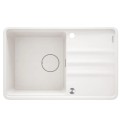 Deante Momi zlewozmywak granitowy 1-komorowy z ociekaczem 78x50 alabaster.