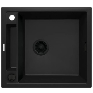 Deante Magnetic zlewozmywak granitowy magnetyczny 1-komorowy 56x50 nero