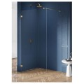New Trendy Avexa kabina Walk-in gold brushed 100x200 cm