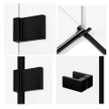 New Trendy Avexa kabina pięciokątna lewa black 90x90x200 cm