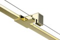 New Trendy Avexa XR dzrzwi wnękowe lewe gold shine 90x200 cm