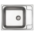Deante Soul zlewozmywak stalowy 1-komorowy z ociekaczem 63,0x50,0x16,5 cm.