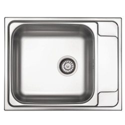 Deante Soul zlewozmywak stalowy 1-komorowy z ociekaczem 63,0x50,0x16,5 cm.