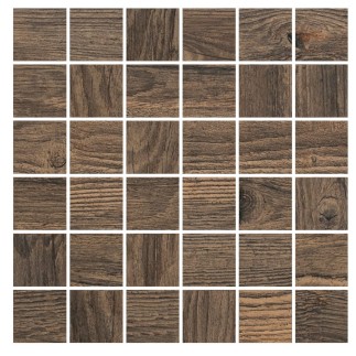 Cerrad Cortone Marrone płytka gresowa mozaika 29,7x29,7x1 cm