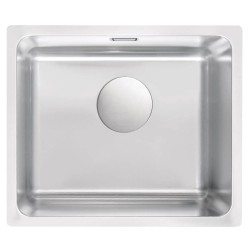 Deante Egeria zlewozmywak stalowy 1-komorowy 44x38 stal szczotkowana.