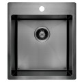 Deante Olfato Precious zlewozmywak stalowy 1-komorowy 45,0x50,5x20,0 cm titanium.