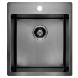 Deante Olfato Precious zlewozmywak stalowy 1-komorowy 45,0x50,5x20,0 cm titanium.