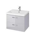 Cersanit Lara zestaw szafka 60cm + umywalka City szary