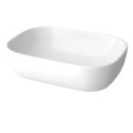 Cersanit Moduo set B686 szafka 80cm + umywalka prostokątną biały/dąb - umywalka