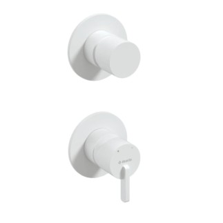 Deante Silia bateria prysznicowa podtynkowa z przełącznikiem natrysku bianco