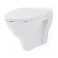 Cersanit Mito miska WC zawieszana z deską duroplastową biała