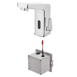 Deante Sensor bateria umywalkowa bezdotykowa z regulacją temperatury w korpusie chrom.