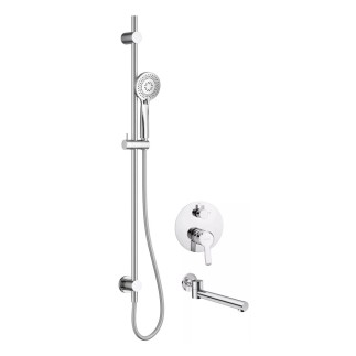 Deante Arnika zestaw wannowo-prysznicowy podtynkowy chrom NAC09QA