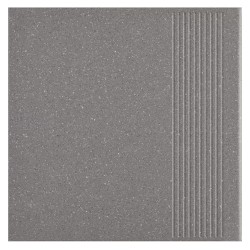 Paradyż classica Bazo nero sól i pieprz mat stopnica gresowa 30x30cm