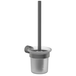 Deante Arnika szczotka wc wisząca z pojemnikiem titanium