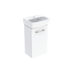 Geberit Selnova Square zestaw szafka z umywalką biały połyk 55cm