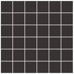 Paradyż Modernizm nero mozaika cięta K.4,8x4,8  29,8x29,8