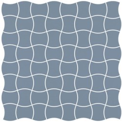 Paradyż Modernizm blue mozaika prasowana K.3,6x4,4  30,86x30,86